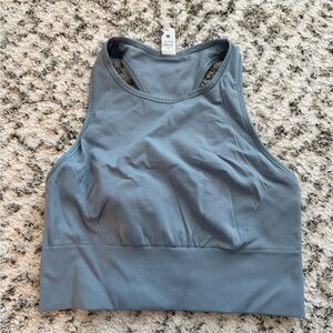 Lululemon Athletica High-Neck Blue Sports Bra